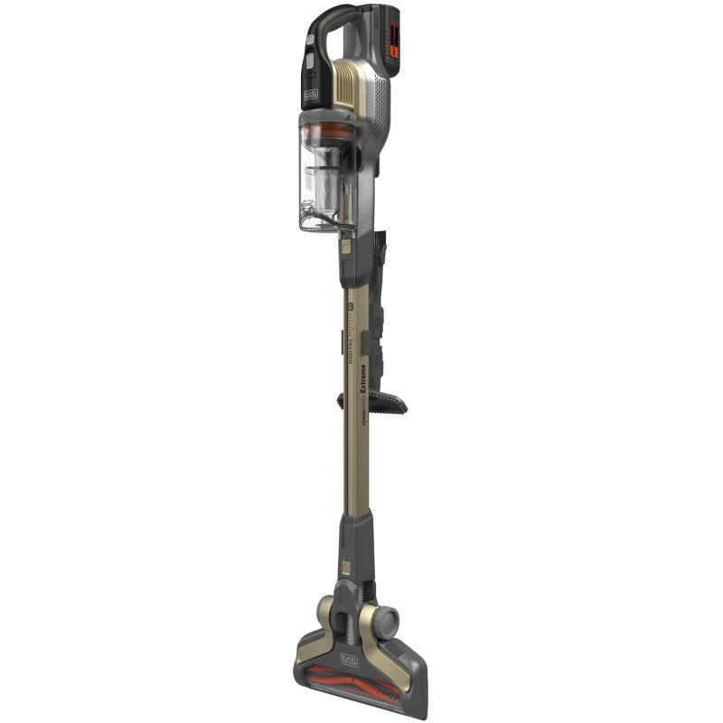 Black+Decker 4 in1 Wireless Vacuum Cleaner , 750ml Transparent Dust Bag Capacity , 36V Fast Charging, Bronze - BHFEV36B2DW Black+Decker 4 in1 Wireless Vacuum Cleaner , 750ml Transparent Dust Bag Capacity , 36V Fast Charging, Bronze - BHFEV36B2DW
